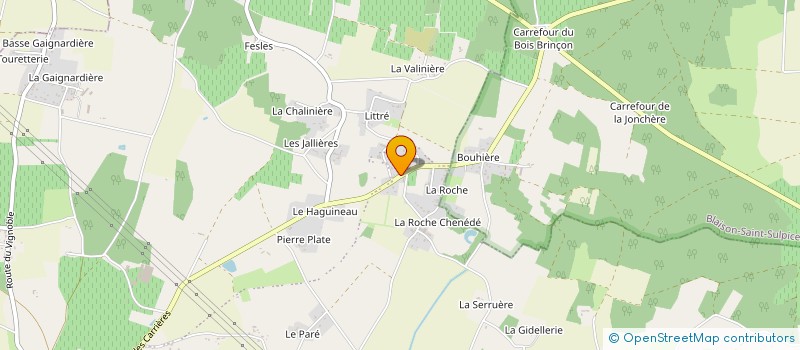 localisation de l'entreprise DELAUNAY PARQUETS  LES GARENNES SUR LOIRE