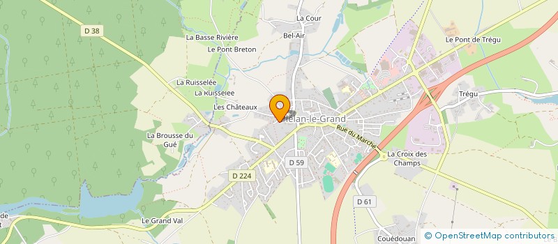 localisation de l'entreprise DELAUNAY-ROUILLE  PLELAN-LE-GRAND