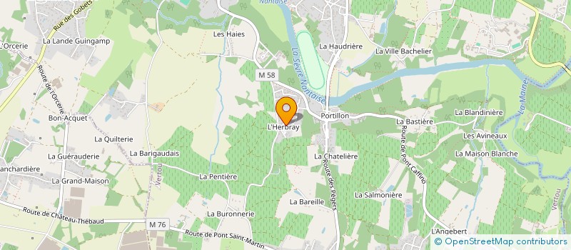 localisation de l'entreprise DELAUNAY VIGNERONS à VERTOU