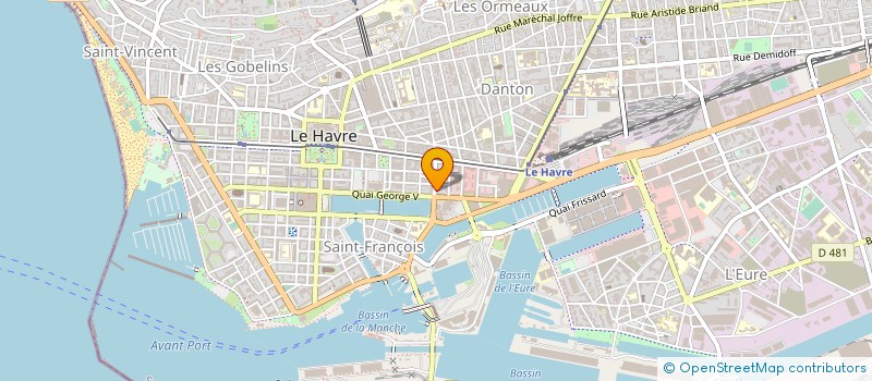 localisation de l'entreprise DELAUNE à LE HAVRE