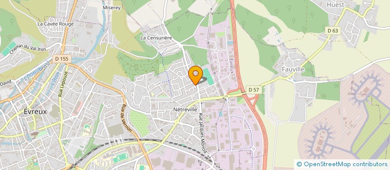 localisation de l'entreprise DELAUNOIS C à EVREUX