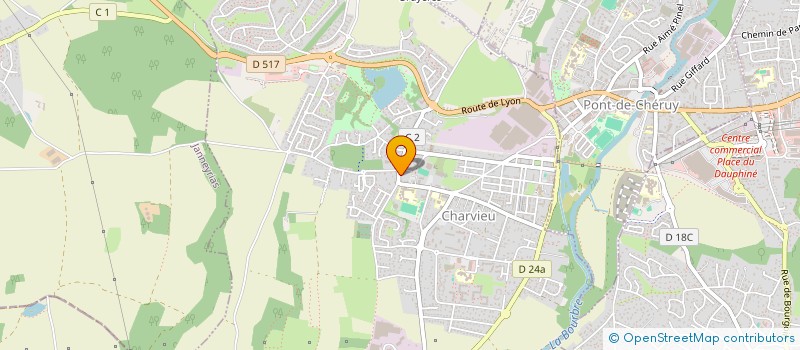 localisation de l'entreprise DELAUZUN MATEO  PONT-DE-CHERUY