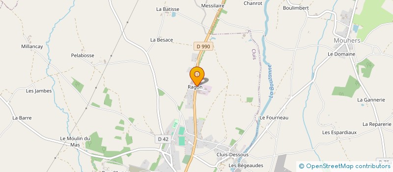localisation de l'entreprise DELAVAU GILLES à CLUIS