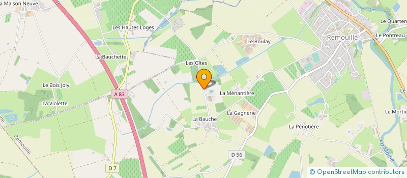 localisation de l'entreprise DELAVAUD PERE ET FILS à REMOUILLE