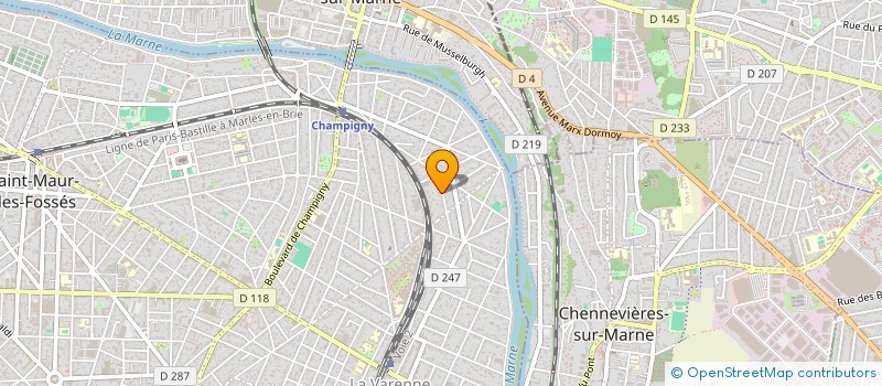 localisation de l'entreprise DELAVI CONSEILS à SAINT-MAUR-DES-FOSSES