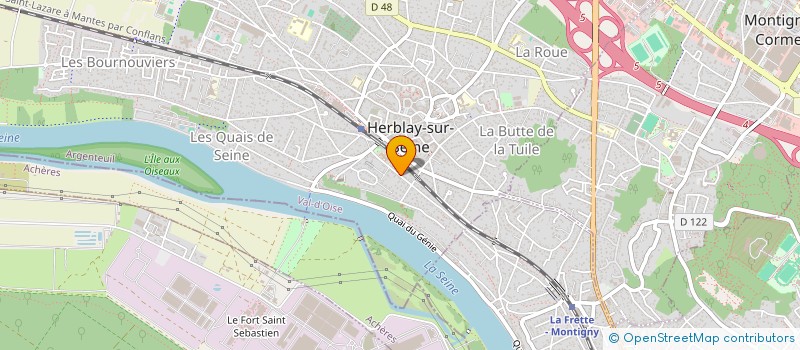 localisation de l'entreprise DELAVIER BUI LMNP  HERBLAY-SUR-SEINE