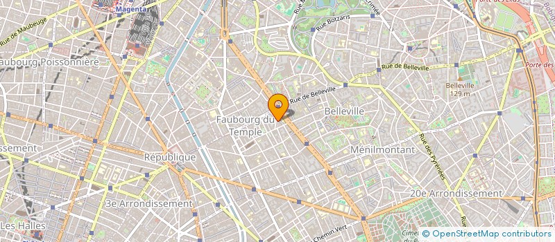 localisation de l'entreprise DELAVIGA à PARIS