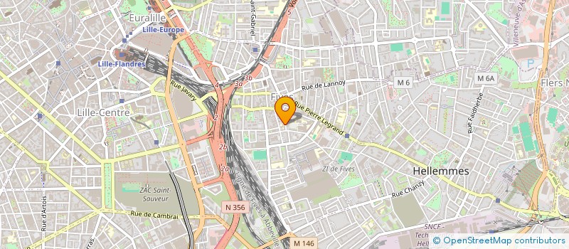 localisation de l'entreprise DELAVIGNE à LILLE