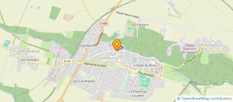 localisation de l'entreprise DELAVOVE à LIMOURS