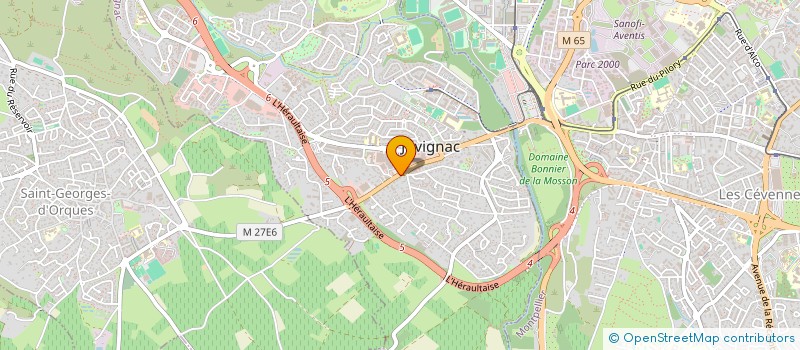 localisation de l'entreprise DELBA  JUVIGNAC