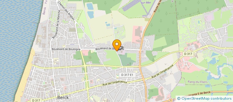 localisation de l'entreprise DELBAR à BERCK