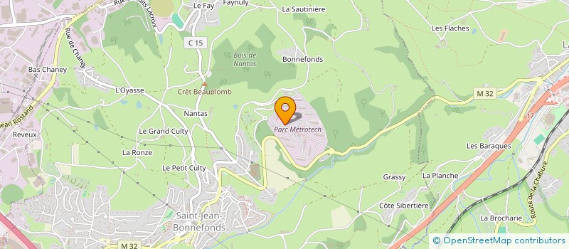 localisation de l'entreprise DELBARD DIRECT à SAINT-JEAN-BONNEFONDS