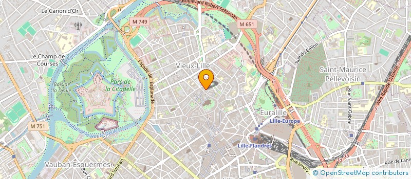 localisation de l'entreprise DELBE ET ASSOCIES à LILLE