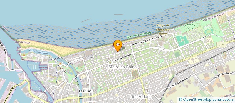 localisation de l'entreprise DELBEN à DUNKERQUE