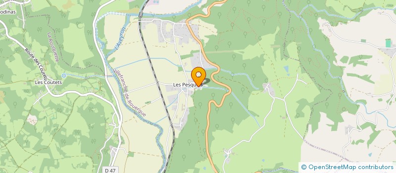 localisation de l'entreprise DELBES GUY ET CHANTAL  LE BAS SEGALA