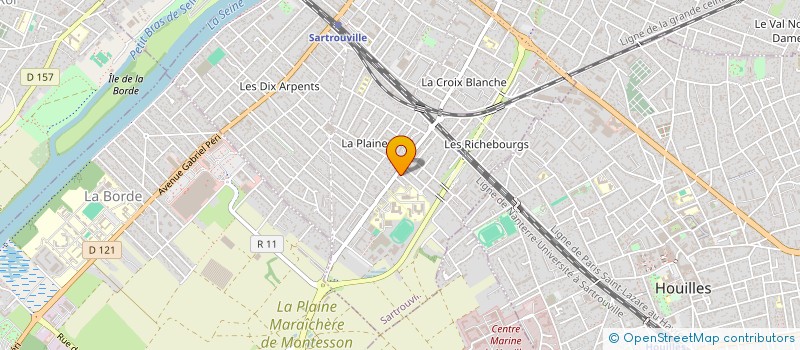 localisation de l'entreprise DELBLE SCI  SARTROUVILLE