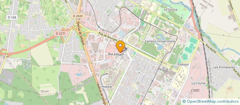 localisation de l'entreprise DELBO SONDAGE - INSTITUT QUORUM  LA FERTE-SAINT-CYR