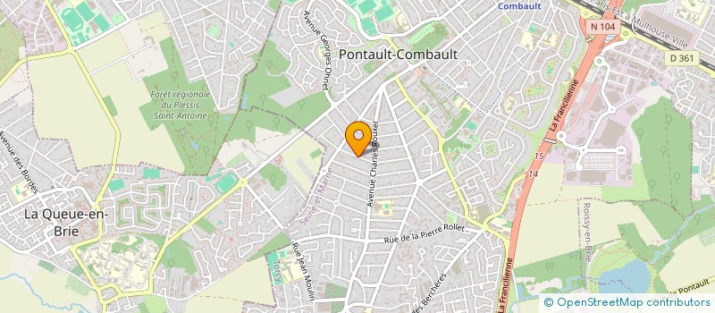 localisation de l'entreprise DELBONN à PONTAULT-COMBAULT