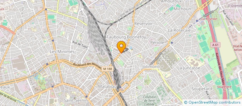 localisation de l'entreprise DELBOS à TOULOUSE