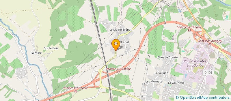 localisation de l'entreprise DELBOS INVESTISSEMENT à FLEAC