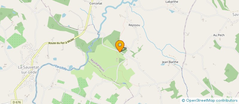 localisation de l'entreprise DELBOSCQO  MONFLANQUIN