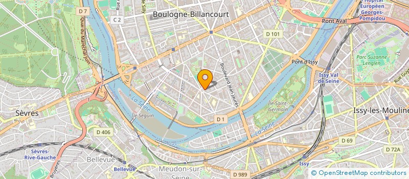 localisation de l'entreprise DELBOURGRUIZ  BOULOGNE-BILLANCOURT