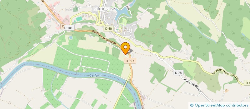 localisation de l'entreprise DELBREIL à LAFRANCAISE