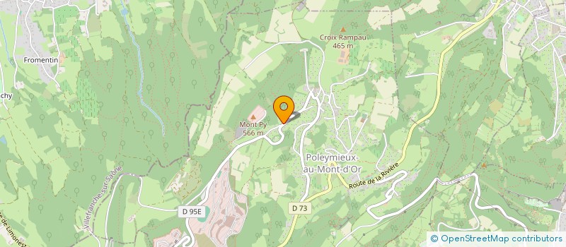 localisation de l'entreprise DELCAM  POLEYMIEUX-AU-MONT-D'OR