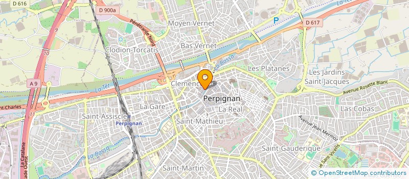 localisation de l'entreprise DELCAMP à PERPIGNAN