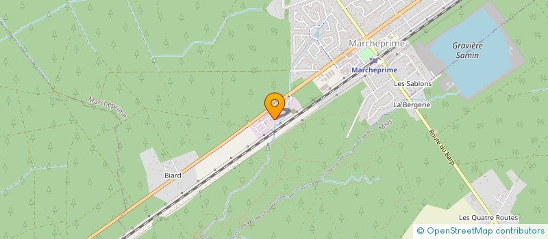 localisation de l'entreprise DELCAMPAT  MARCHEPRIME