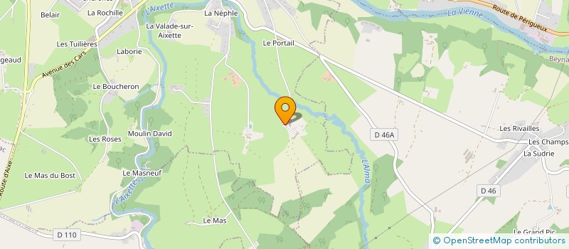localisation de l'entreprise DELCAR à AIXE-SUR-VIENNE