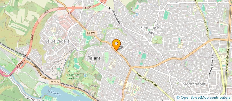 localisation de l'entreprise DELCARE  TALANT