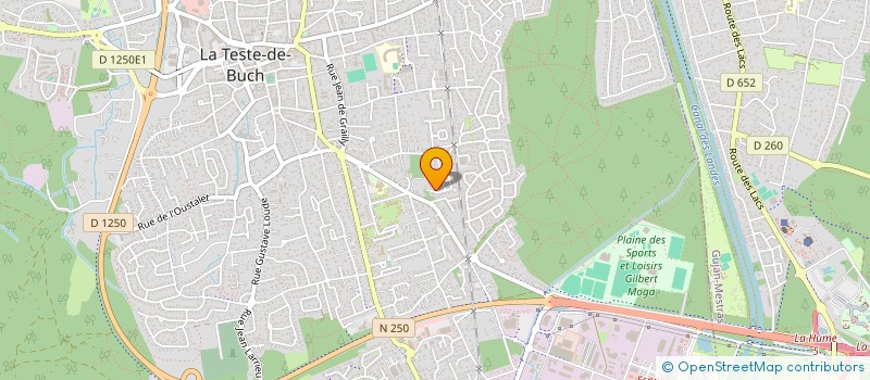 localisation de l'entreprise DELCATI à LA TESTE-DE-BUCH