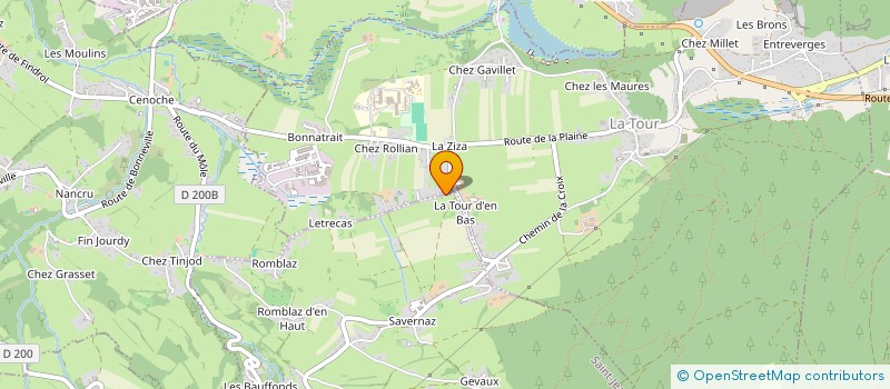 localisation de l'entreprise DELCAU FINANCES  LA TOUR