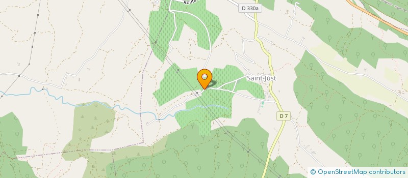 localisation de l'entreprise DELCHER HUGO  SAINT-JUST-ET-VACQUIERES