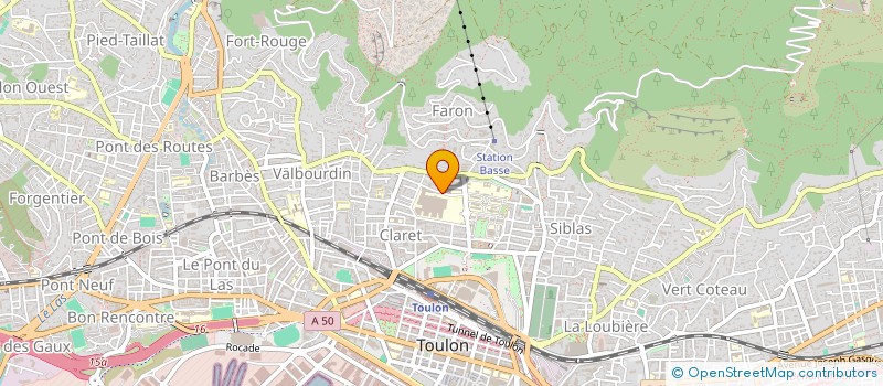 localisation de l'entreprise DELCHRI  TOULON