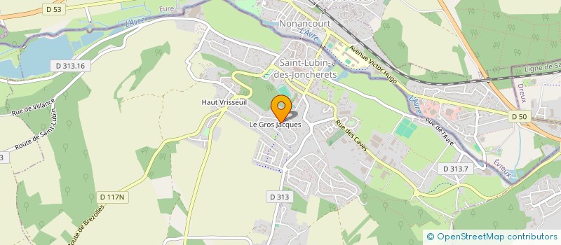 localisation de l'entreprise DELCID IMMOBILIER à SAINT-LUBIN-DES-JONCHERETS