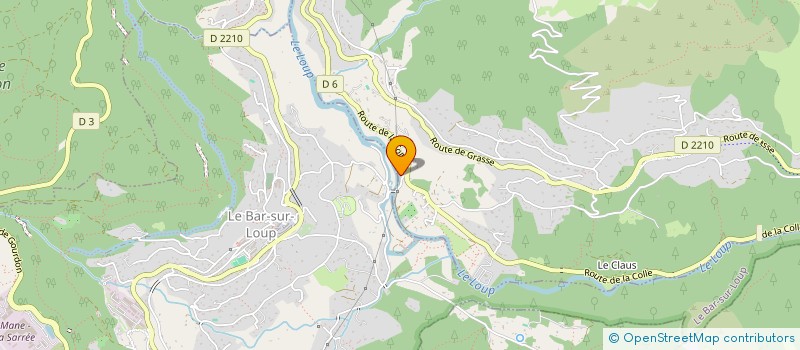 localisation de l'entreprise DELCINQ  TOURRETTES-SUR-LOUP