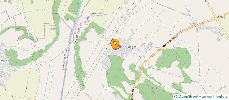 localisation de l'entreprise DELCLERY  CHAMAGNIEU