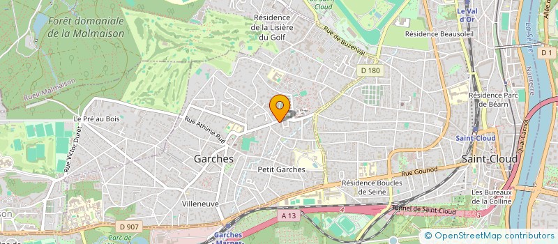 localisation de l'entreprise DELCOM MCD à GARCHES