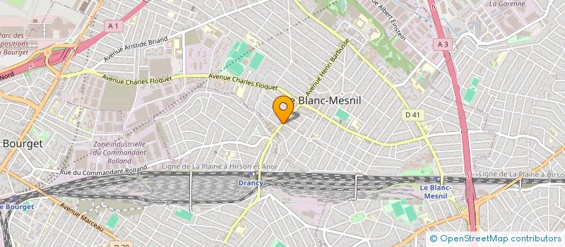 localisation de l'entreprise DELCOR à LE BLANC-MESNIL