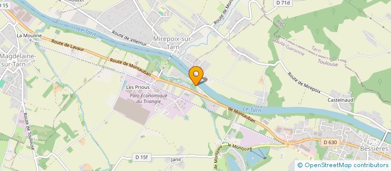 localisation de l'entreprise DELCOURT AUTOMOBILES à BESSIERES