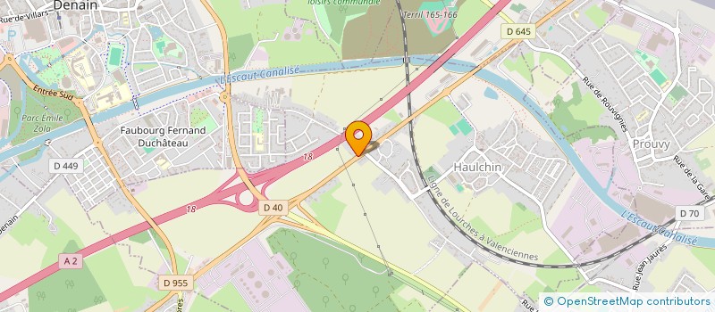 localisation de l'entreprise DELCOURT CHRISTOPHE  HAULCHIN