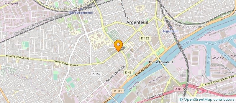 localisation de l'entreprise DELCOURT PIECES à ARGENTEUIL