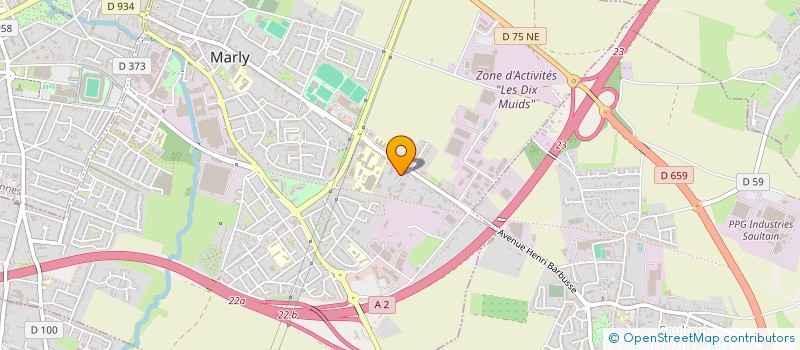 localisation de l'entreprise DELCROIX  MARLY