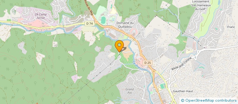 localisation de l'entreprise DELCROIX DISTRIBUTION à SAINTE-MAXIME