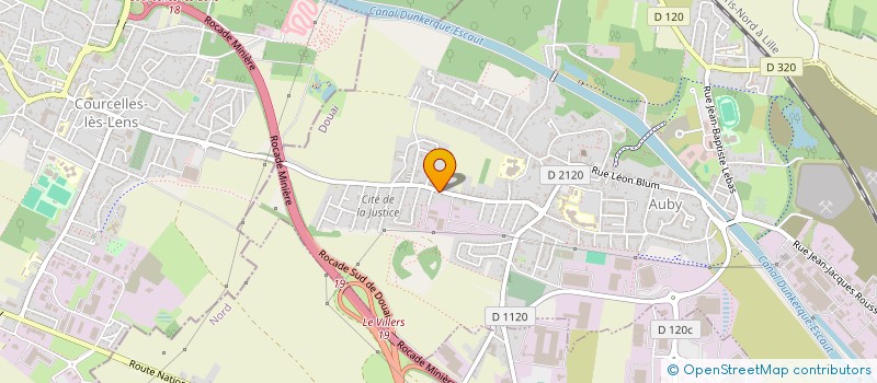 localisation de l'entreprise DELCROIX GROUPE  AUBY