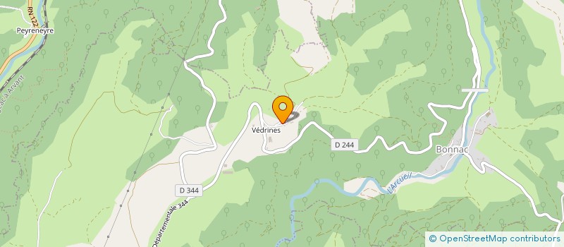 localisation de l'entreprise DELCROS ENERGIE à BONNAC