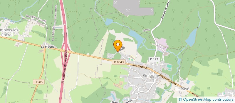 localisation de l'entreprise DELDAU  RIMOGNE