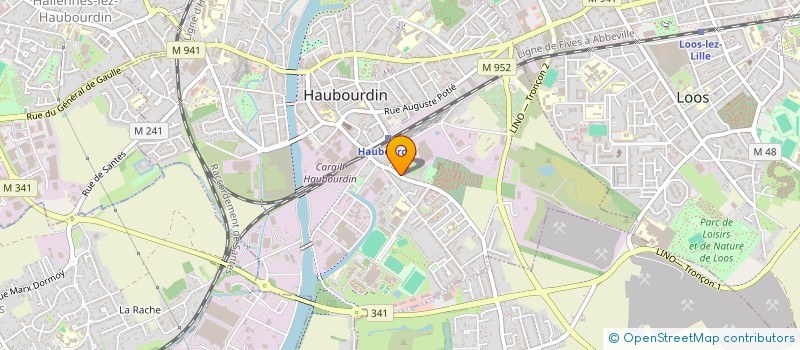 localisation de l'entreprise DELDESIMMO  HAUBOURDIN